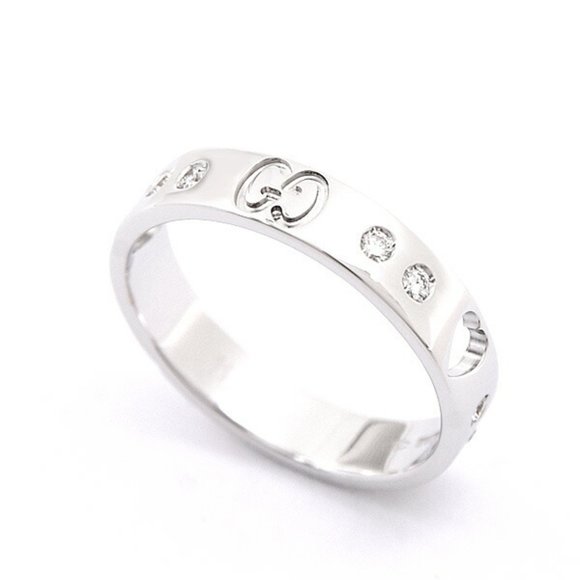 Gucci Icon amor Silver White Gold ring - Picture 1 of 10